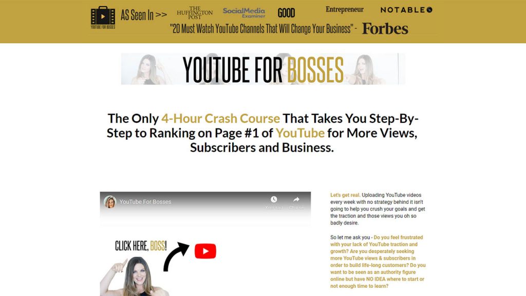 Sunny Lenarduzzi – YouTube for Bosses