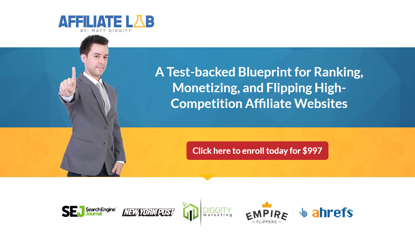Matt Diggity – Affiliate Lab + Bonus
