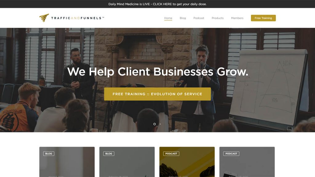 Chris Evans and Taylor Welch – Traffic and Funnels – Client Kit