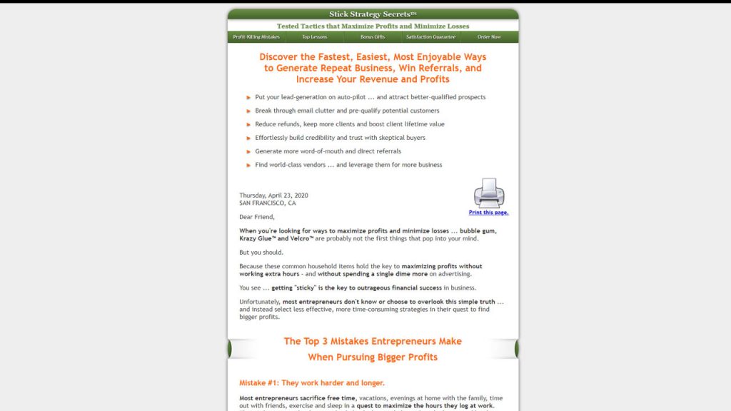 Alex Mandossian – Stick Strategy Secrets