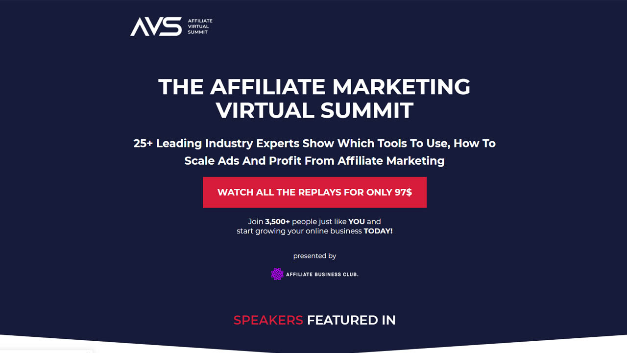 Affiliate Virtual Summit 2020