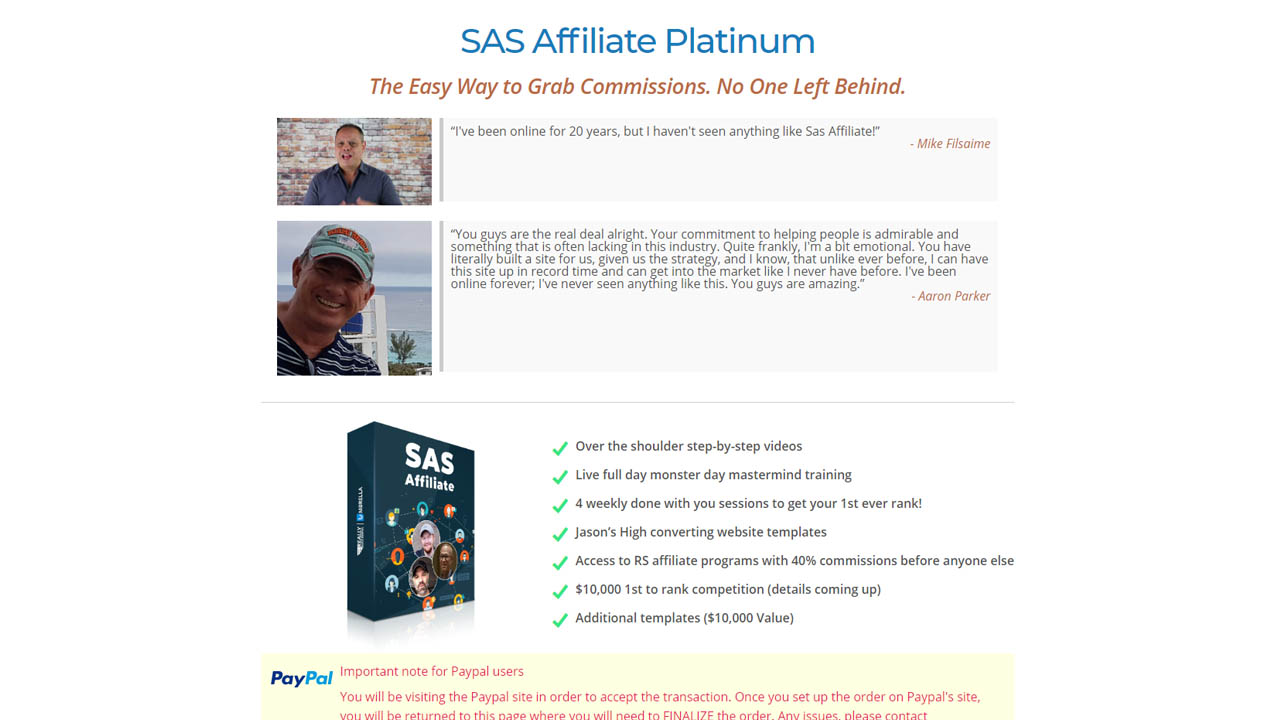 SAS Affiliate – Umbrella