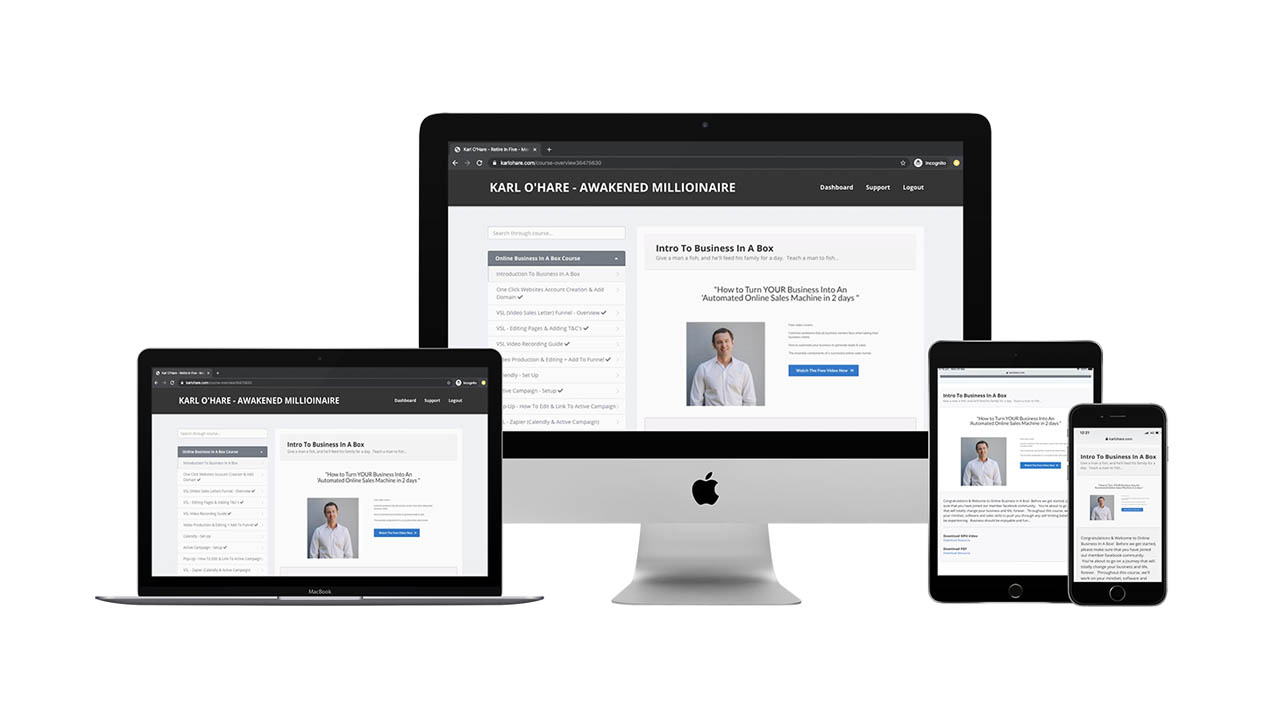 Karl O’Hare – Online Business In A Box