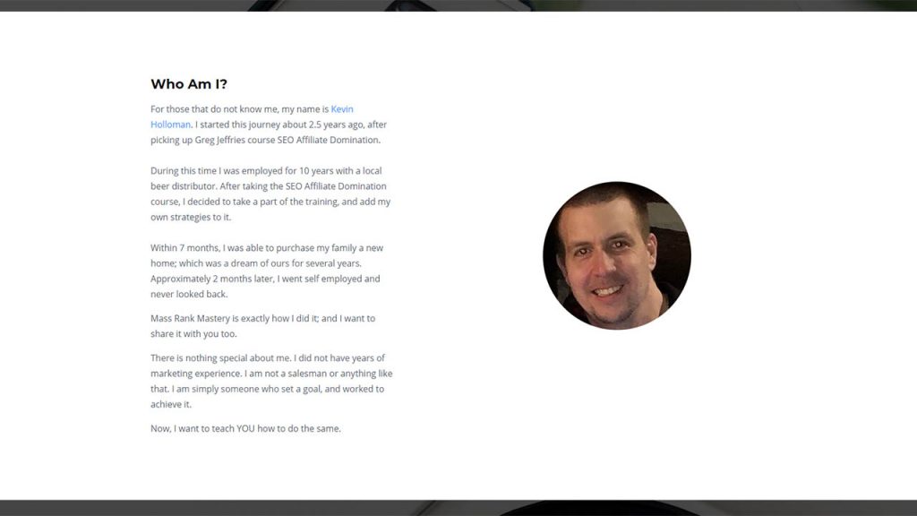 Kevin Holloman – Mass Rank Mastery