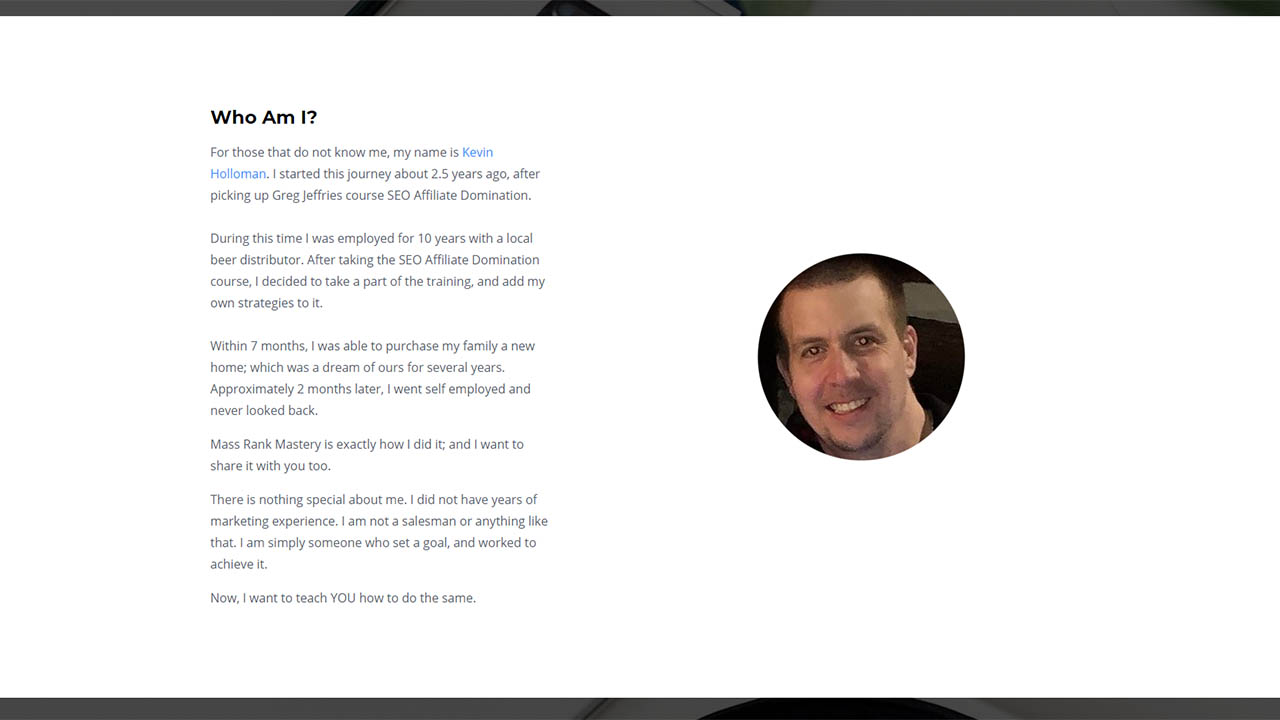 Kevin Holloman – Mass Rank Mastery