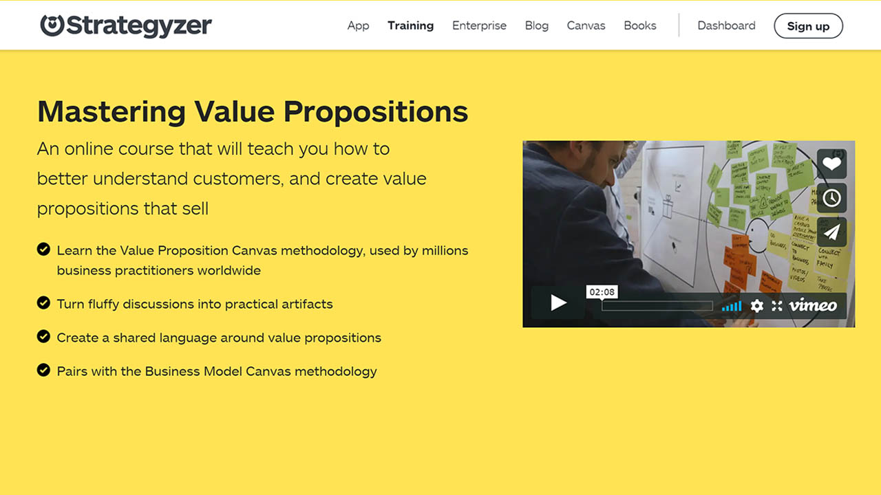 Strategyzer – Mastering Value Propositions