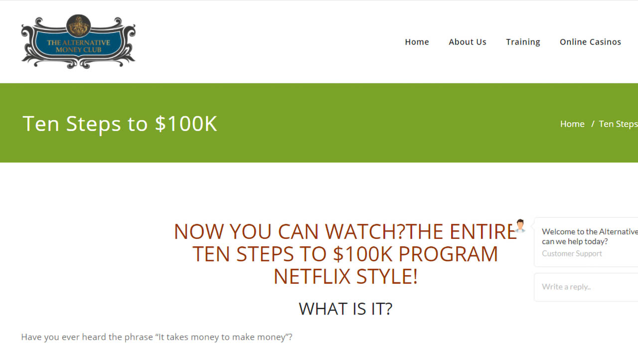 Lee Kenny – 10 Steps to $100k