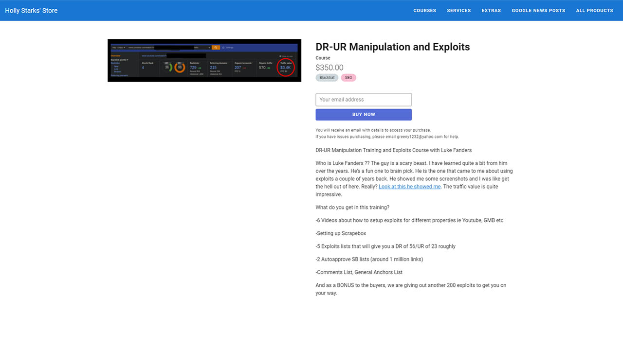 Holly Stark – DR-UR Manipulation Training and Exploits