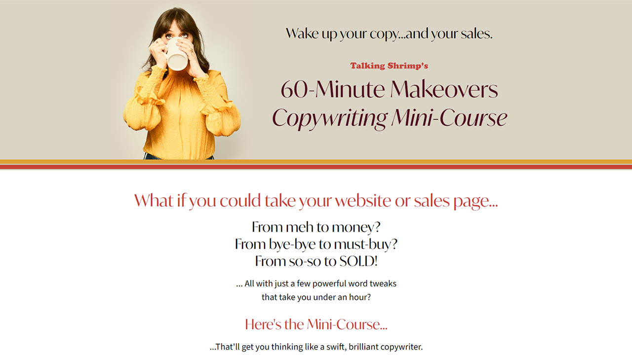 Laura Belgray – 60-Minute Makeovers Copywriting Mini-Course