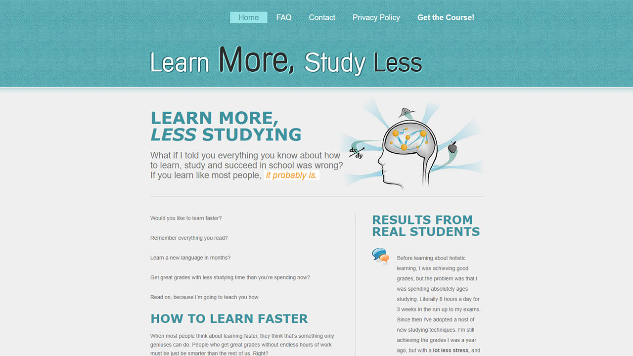 Scott H Young – Learn More, Study Less