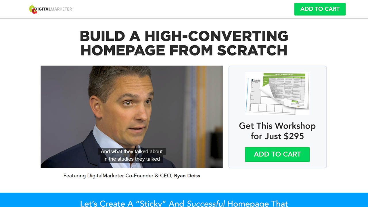 Ryan Deiss – Craft A High-Converting Homepage v2