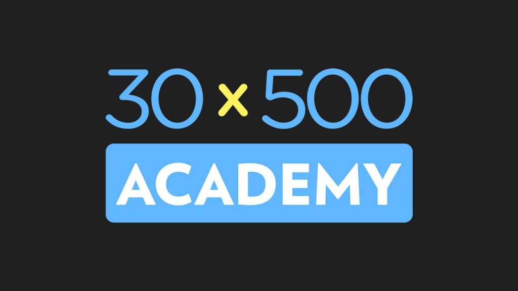 Amy Hoy & Alex Hillman – 30×500 Academy