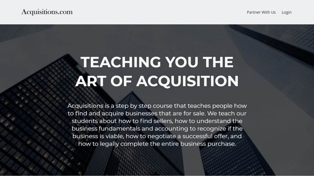 Moran Pober – Acquisitions University