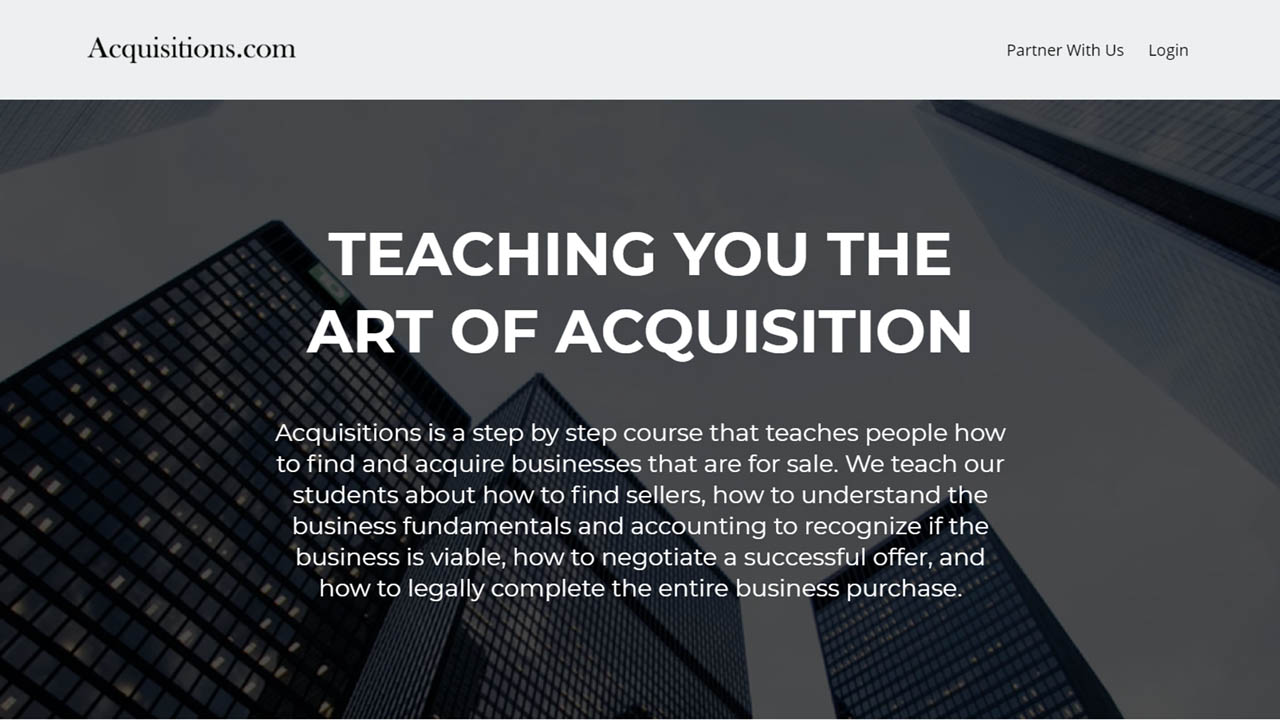 Moran Pober – Acquisitions University