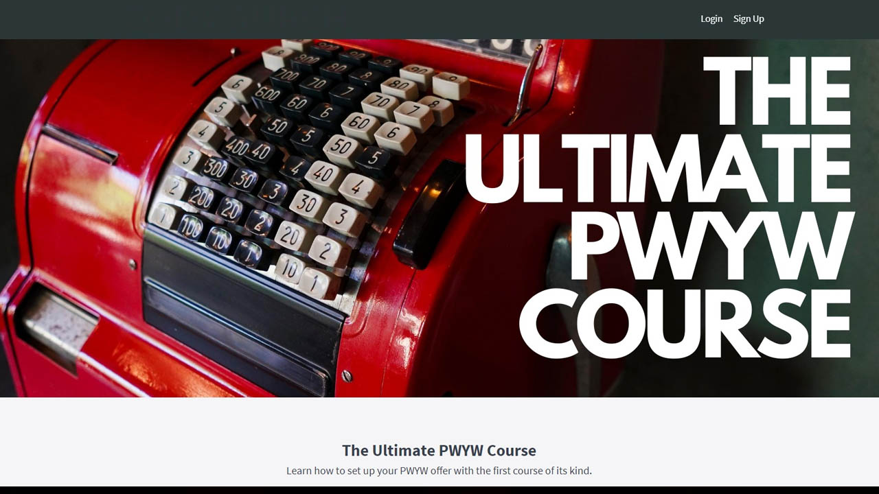 Cody Burch – The Ultimate Pay What You Want Course