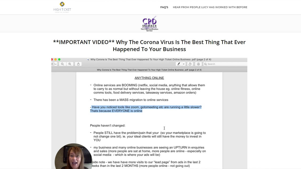 Lucy Johnson – High Ticket Coaching Academy