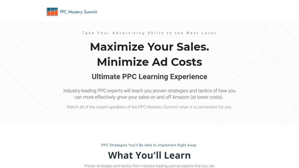 Kevin Sanderson – Amazon PPC Mastery Summit