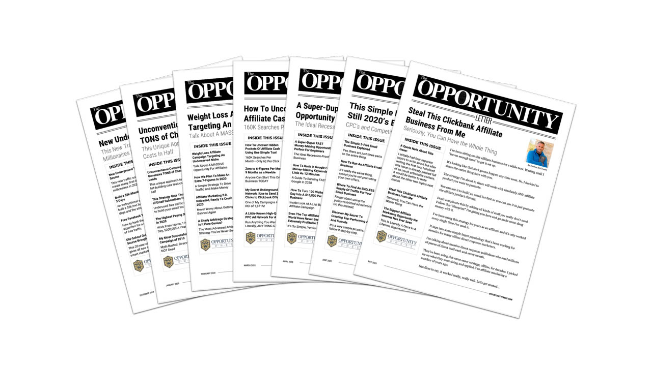 Duston McGroarty – The Opportunity Letter