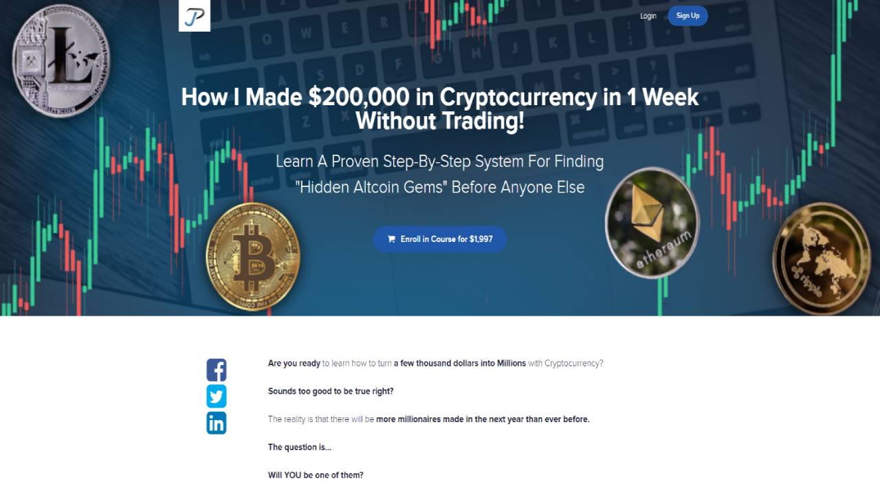 How I Made $200,000 in Cryptocurrency in 1 Week Without Trading