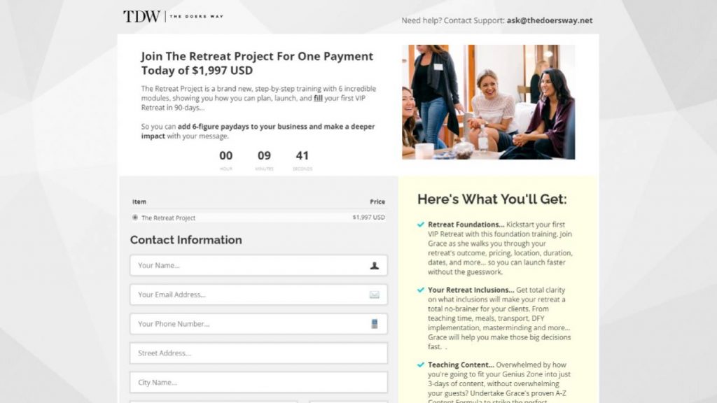 Grace Lever – The Retreat Project