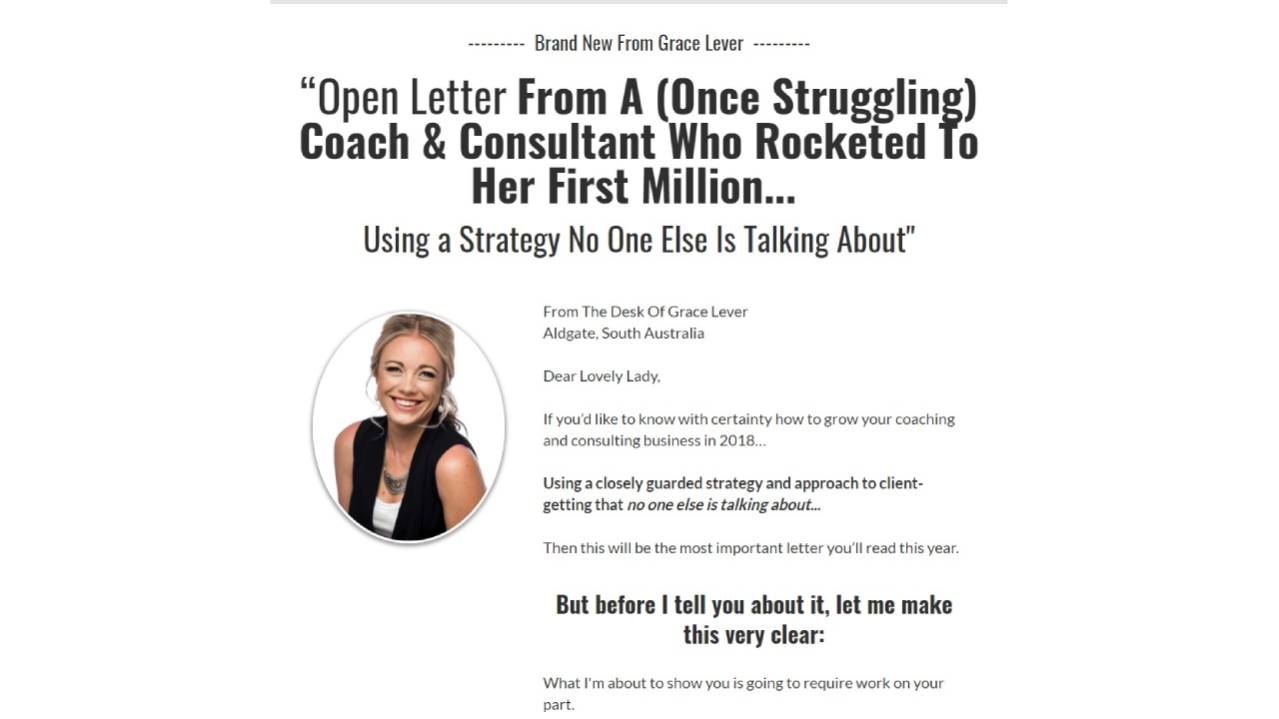 Grace Lever – The Workshop Project