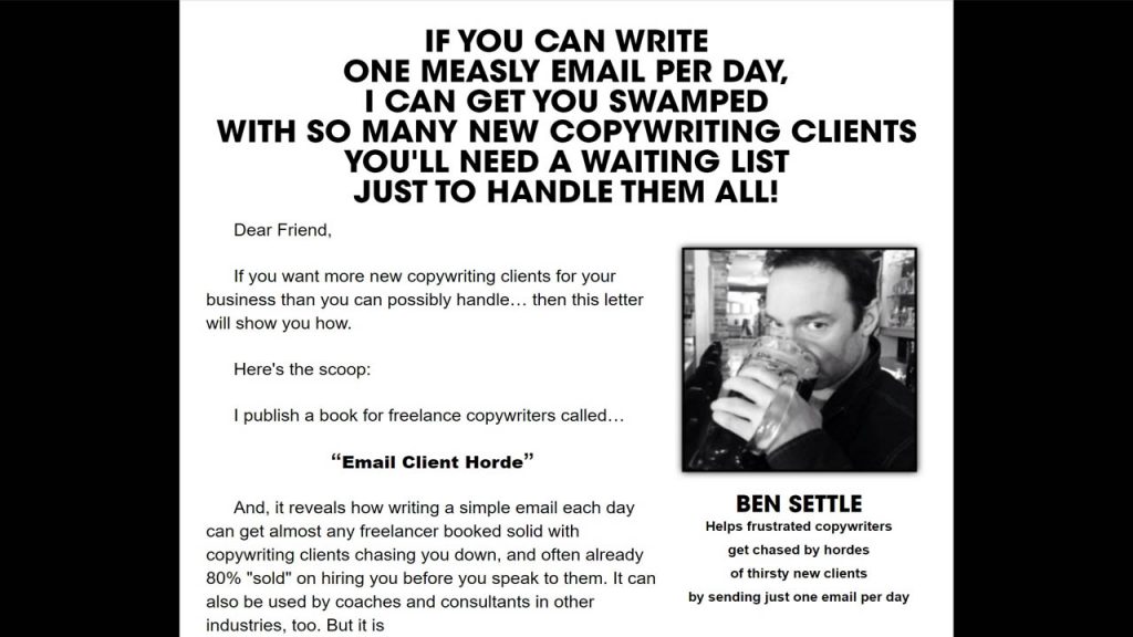 Ben Settle – Email Client Horde