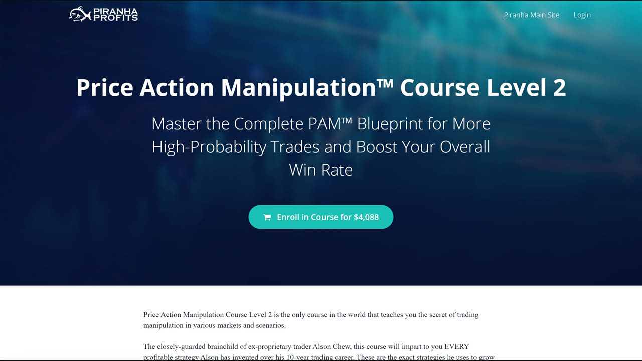 Price Action Manipulation Course Level 2 – Piranha Profits