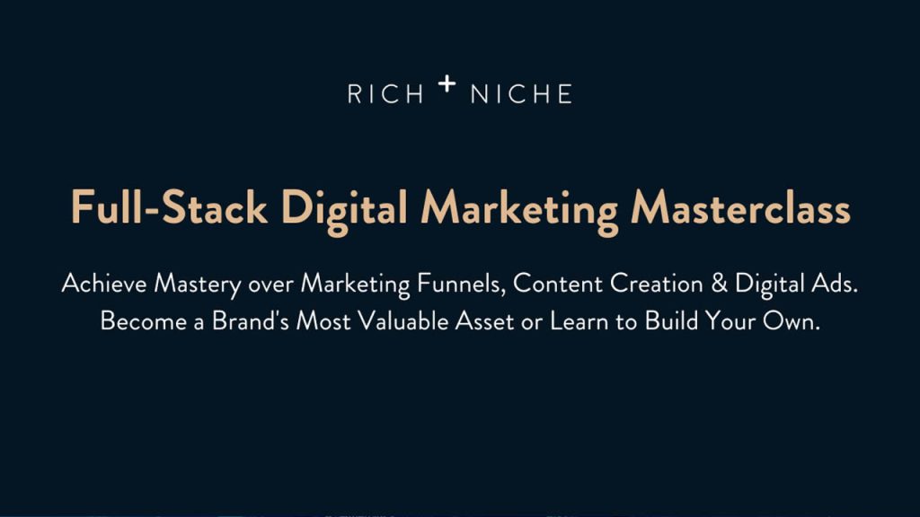 Rich+Niche – Full Stack Marketing Funnels