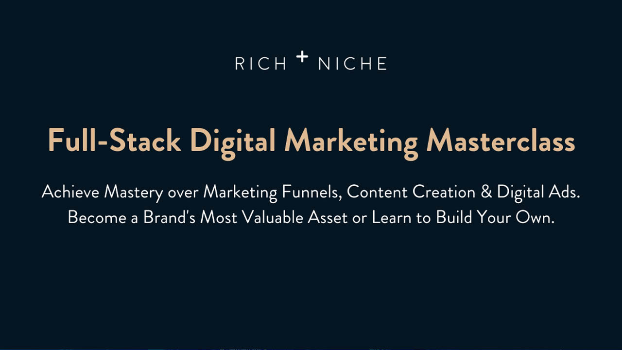 Rich+Niche – Full Stack Marketing Funnels