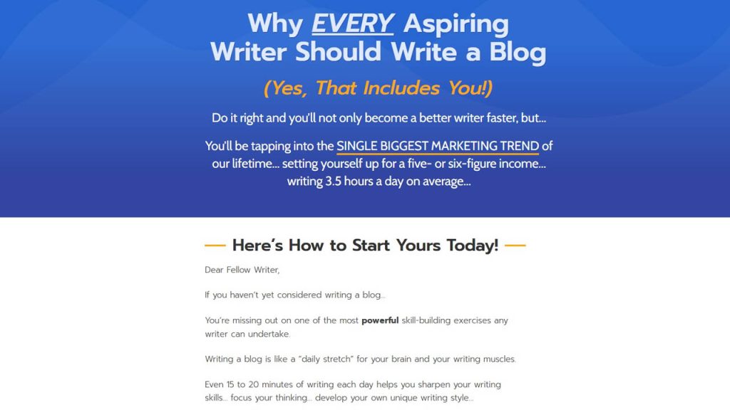 AWAI – How to Write Blogs for Yourself and Clients