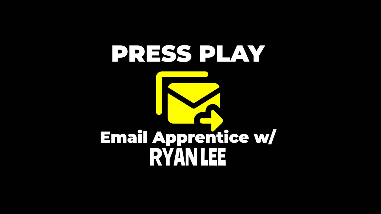 Ryan Lee – The PRESS PLAY Email Apprentice Program
