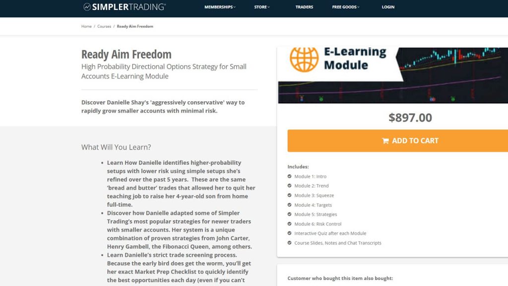 Simpler Trading – Ready Aim Freedom