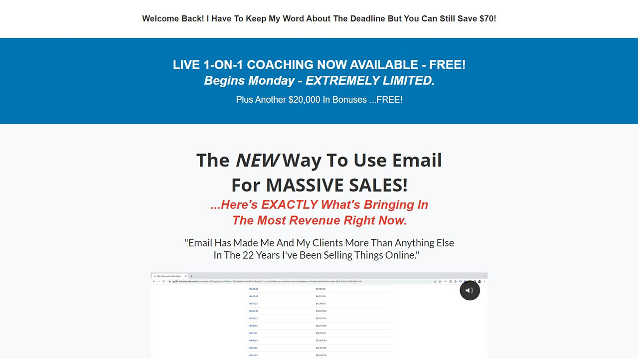 Frank Kern – Evergreen Email Machine