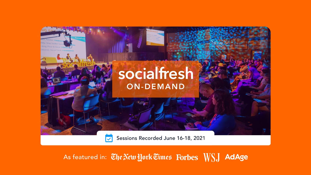 Social Fresh 2021 – Virtual Conference