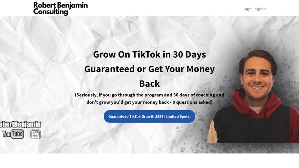 Robert Benjamin – TikTok Mentorship Program