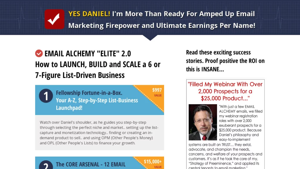 Daniel Levis – Email Alchemy Elite 2.0