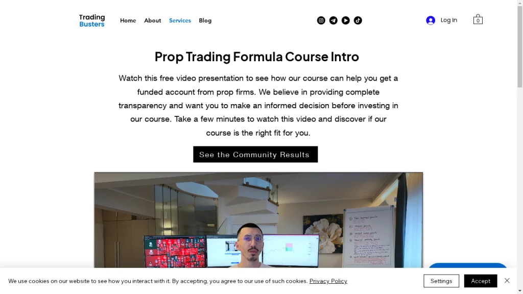 Trading Busters – Prop Trading Formula