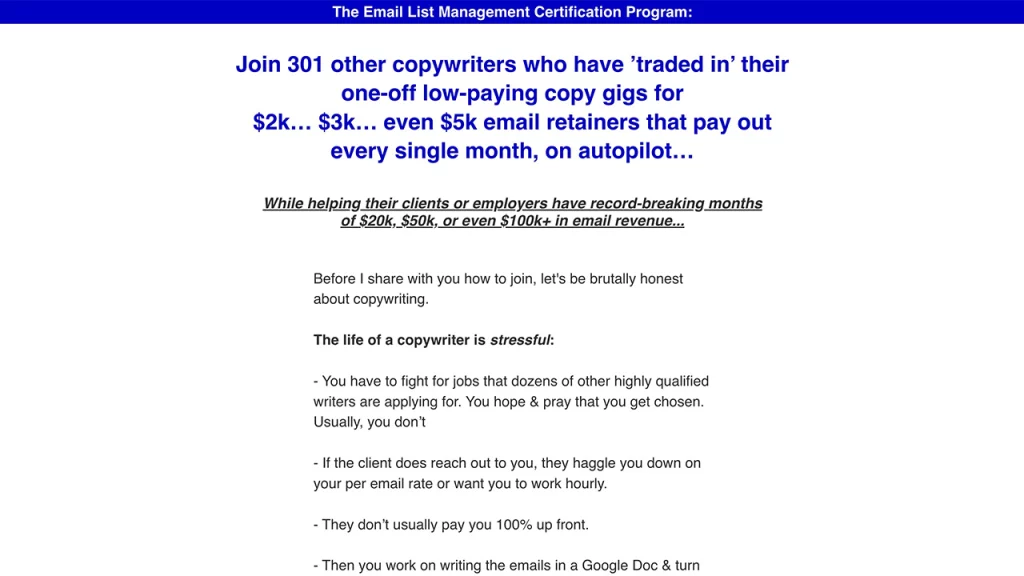 Troy Ericson – Email List Management Certification