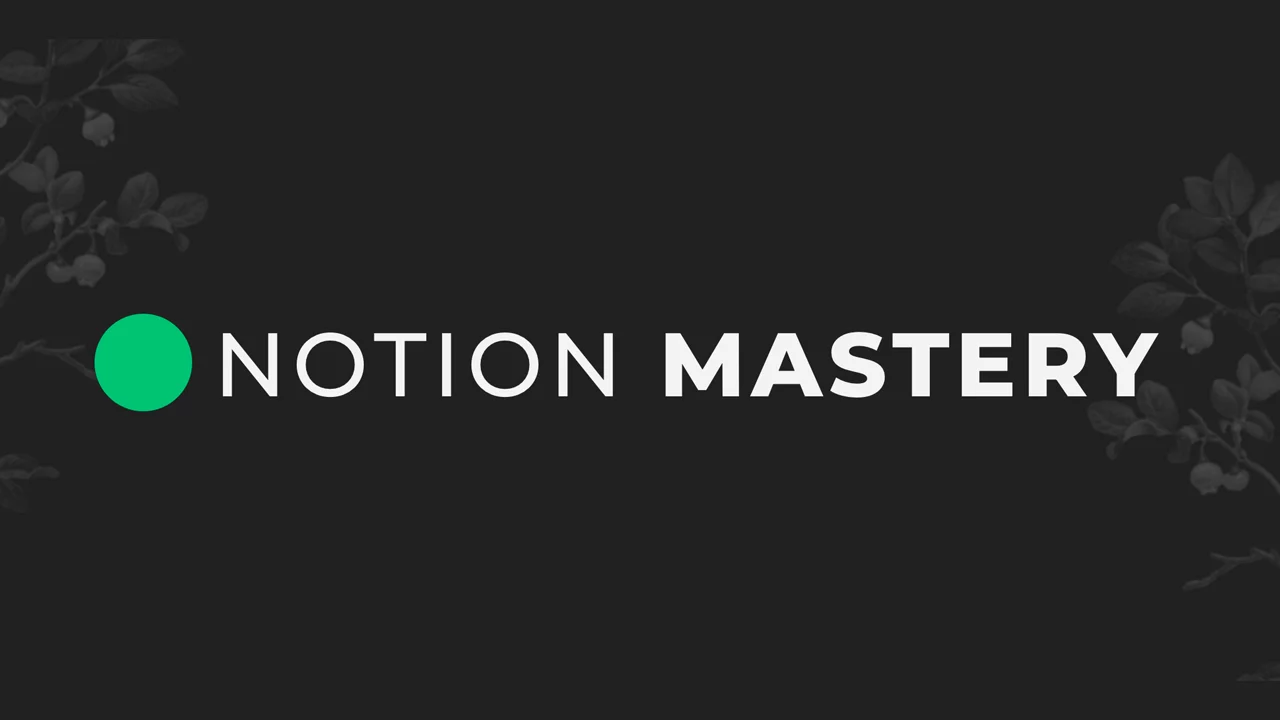 Marie Poulin – Notion Mastery Course
