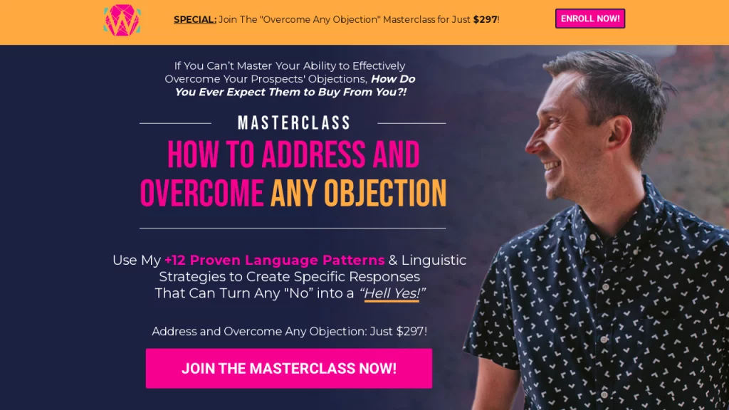 James Wedmore – How to Address and Overcome Any Objection Masterclass