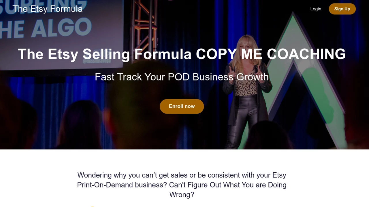 Luna Vega – The Etsy Selling Formula COPY ME COACHING