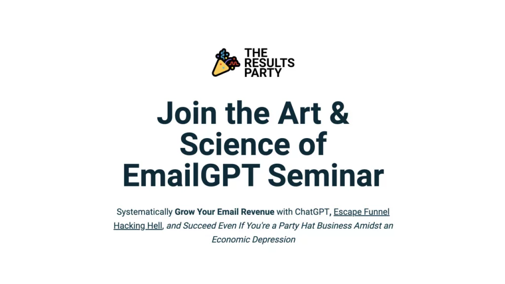 Mike Becker – Art, Science of EmailGPT Seminar