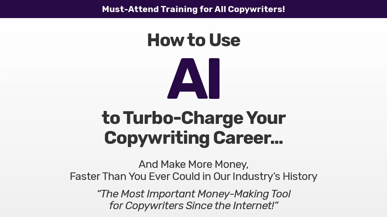 Guillermo Rubio (AWAI) – How to Use the Power of AI to Become a Better, Faster, and Higher-Paid Writer
