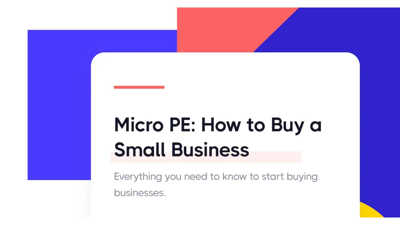 Colin Keeley – How to Buy a Small Business