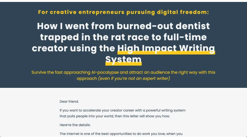 Kieran Drew – High Impact Writing