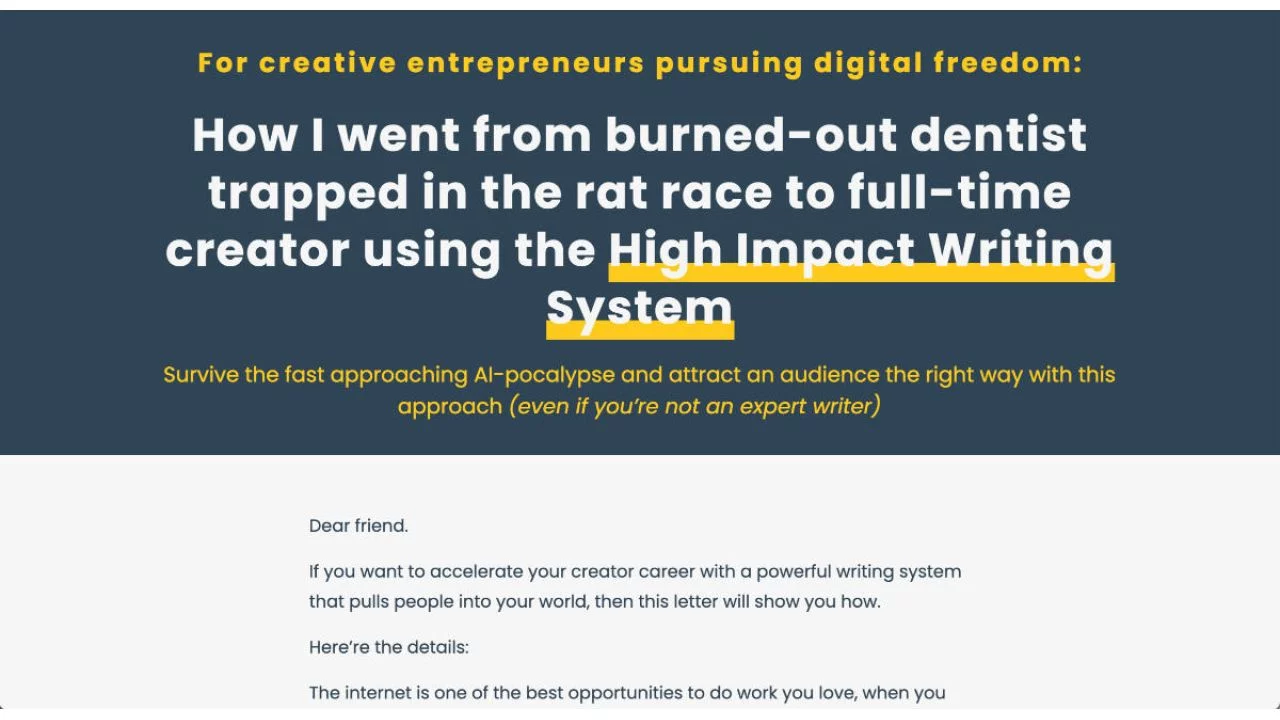 Kieran Drew – High Impact Writing