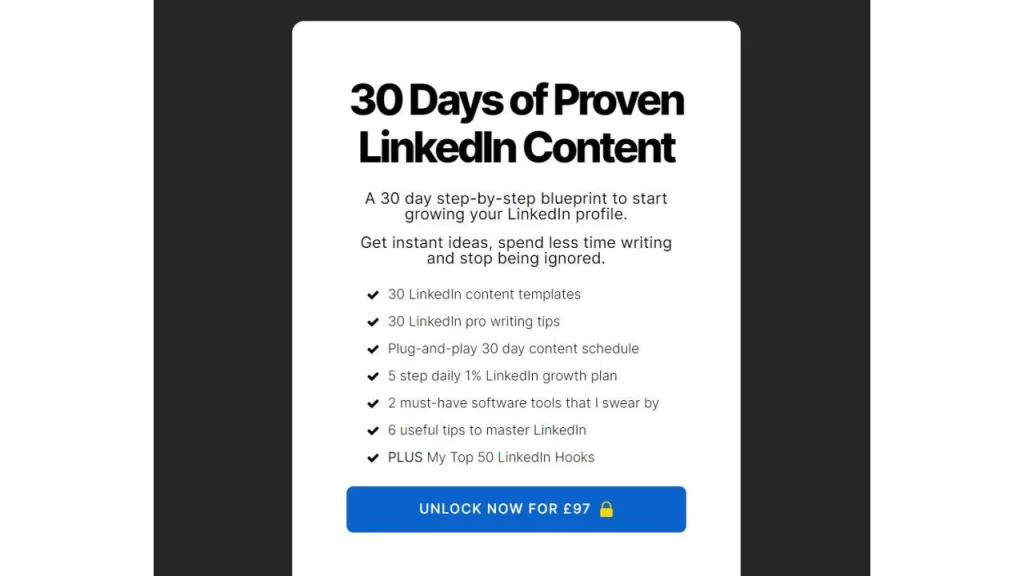 Matt Barker – 30 Days of LinkedIn Content