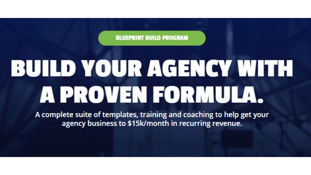 Ryan Stewart (The Blueprint Training) – Build Your Agency Program
