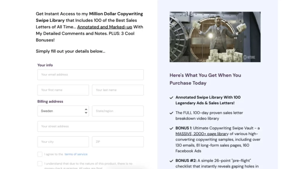 Csaba Borzasi – Million Dollar Copywriting Swipe Library