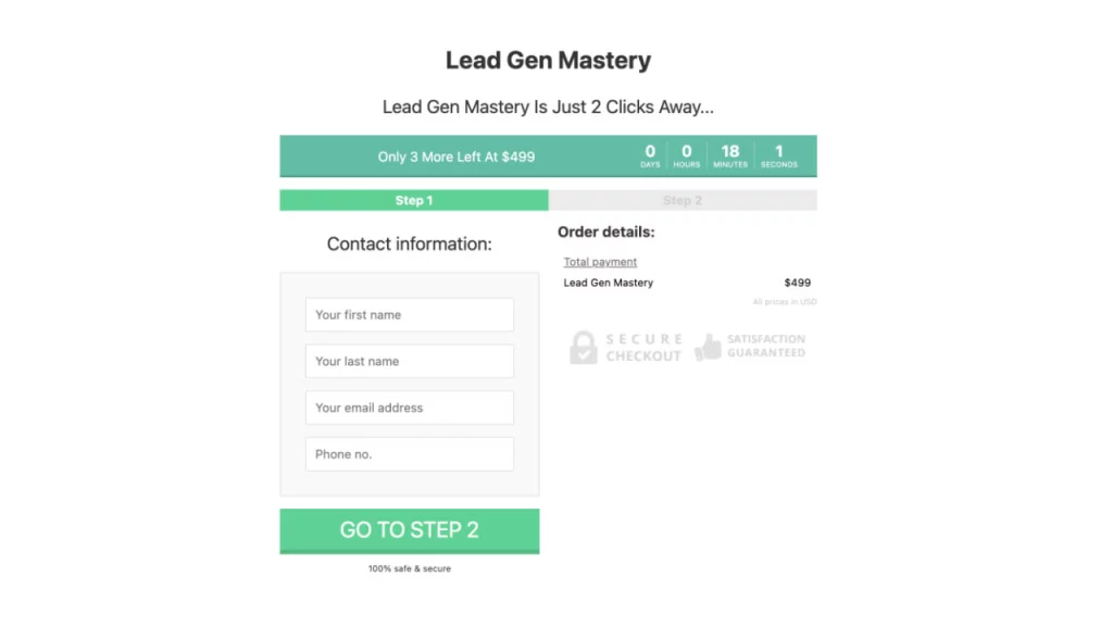 Zarak C – Lead Gen Mastery 2023